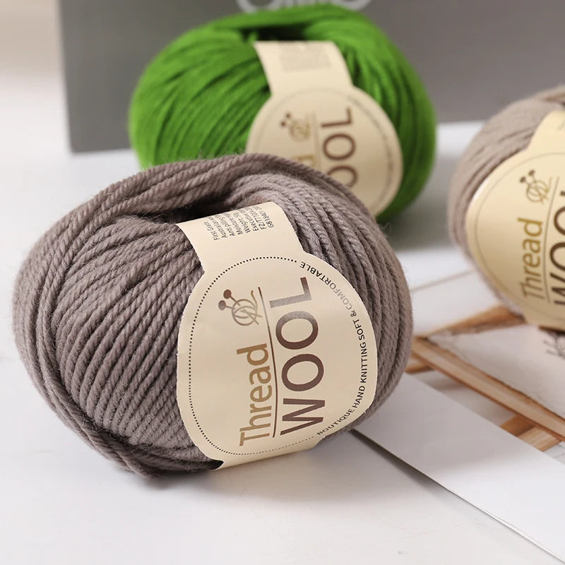 Yarn, Medium-Thick for Sweaters, Scarves, Gloves, Socks, Shawls & Coats