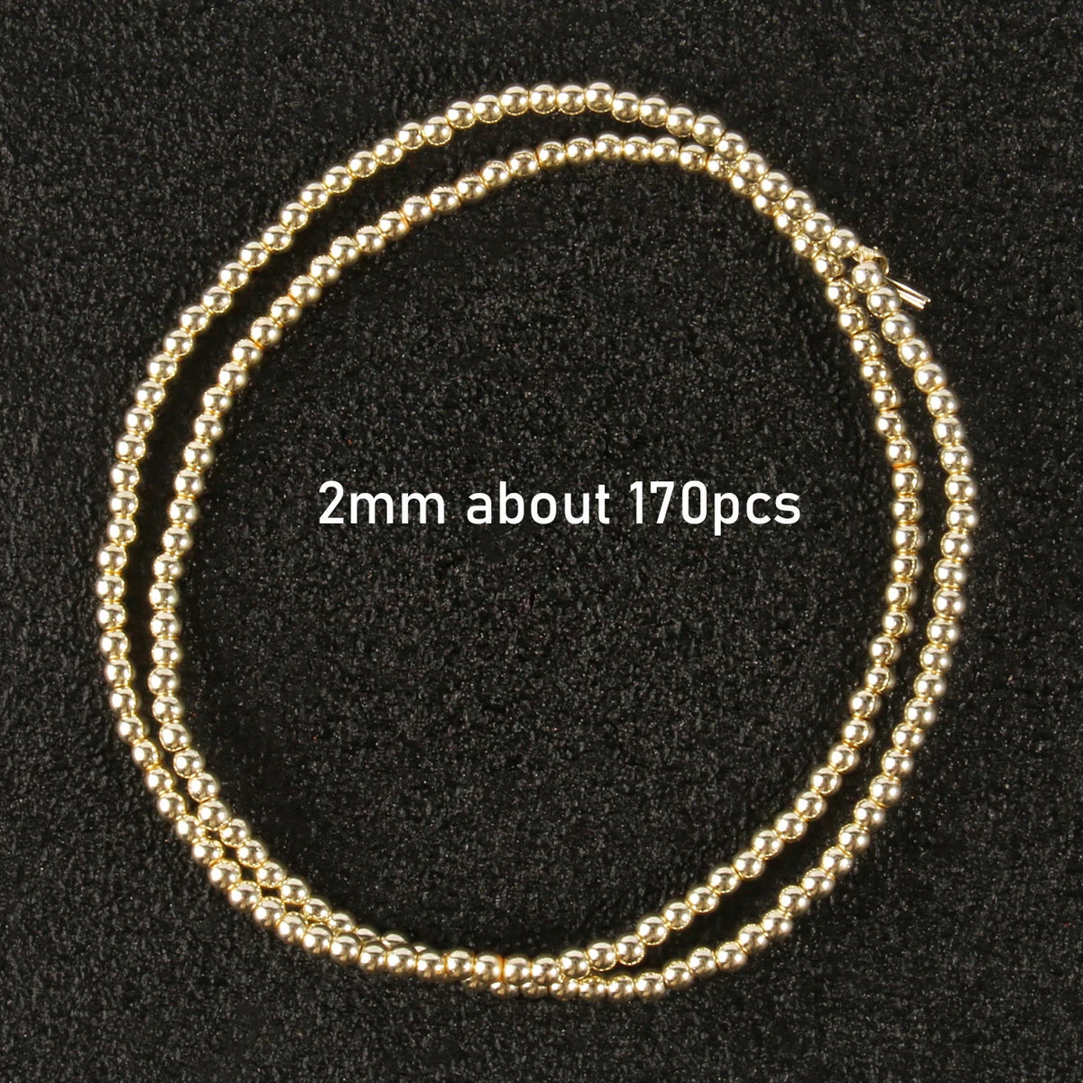 Stone Beads Gold-Tone Hematite-Style Mixed Shapes for DIY Jewelry Making