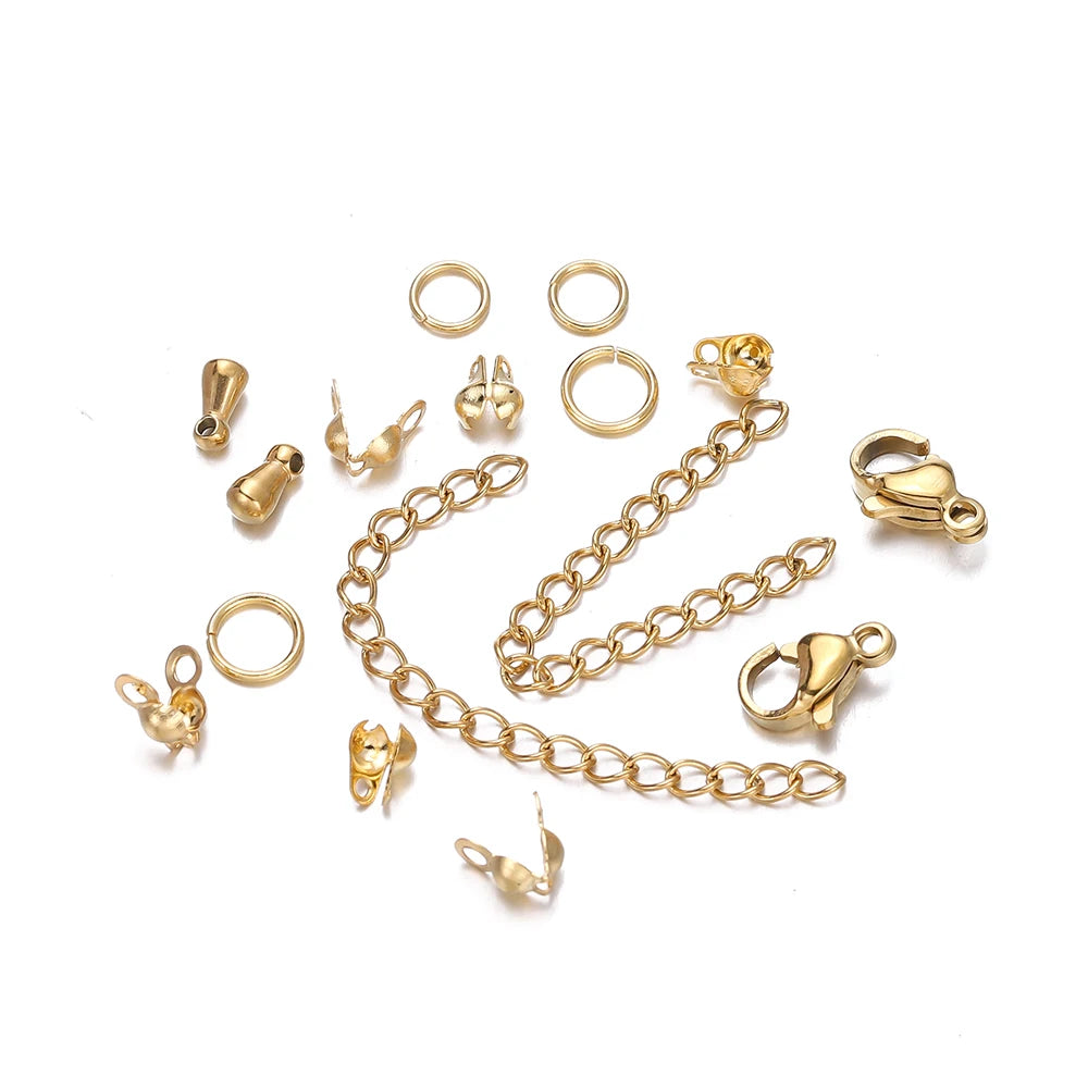 Jewelry Making Kits Stainless Steel Lobster Clasps Open Jump DIY Jewelry Making
