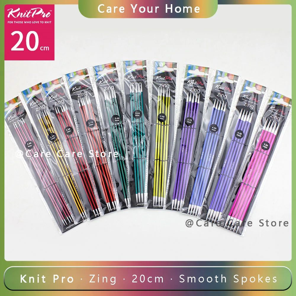 Knitting Needles, KnitPro Zing Double-Pointed for Sweaters & Yarn Crafts