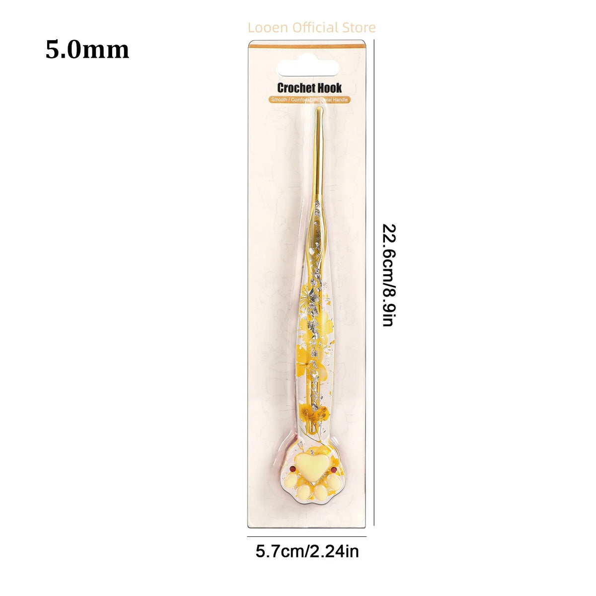 Crochet Hooks, Macaron Cat Paw Handles for Handmade Yarn & Craft Projects