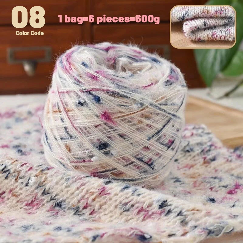 Yarn, Rainbow Colors for Sweaters, Scarves, Hats, Blankets & Shawls