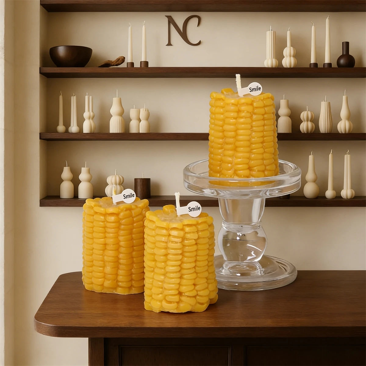 Corn Candle Mold - Silicone 3D Corn Cob, Single Cavity