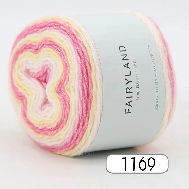 Yarn, Rainbow Gradient for Handmade Sweaters, Scarves, Hats & Shawls