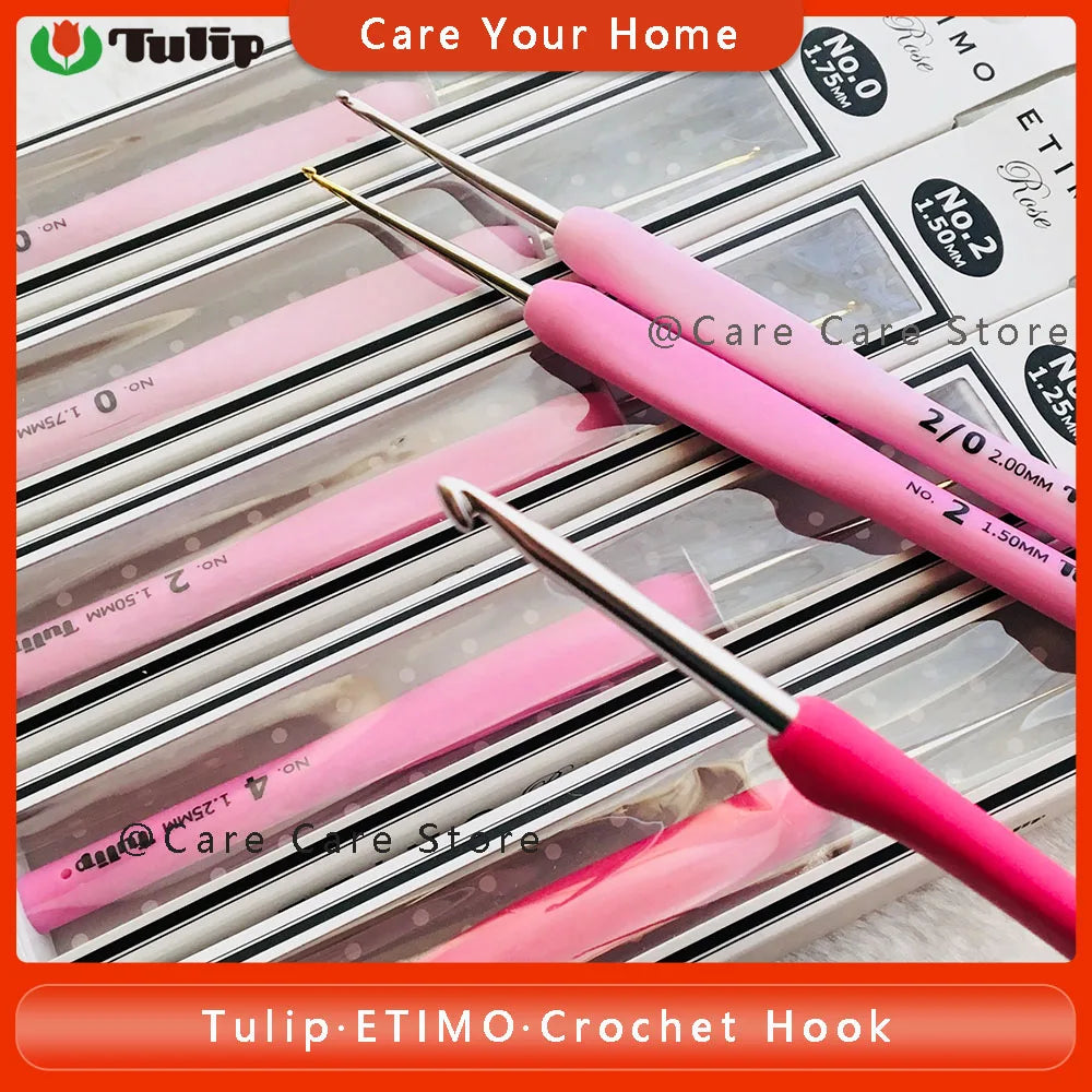 Crochet Hook, Tulip Etimo Rose for Embroidery & Handmade Needlework Crafts