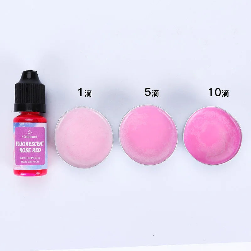 Candle & Soap Liquid Dye, 10ml — 24 Colors, Resin & Craft Pigment