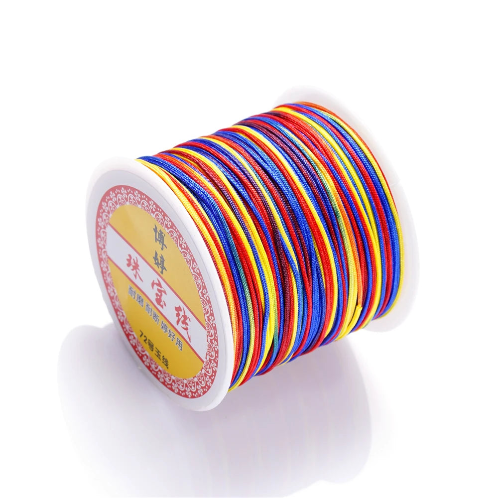 Nylon Beading Cord Chinese Knot Tassel Thread Roll DIY Jewelry Making