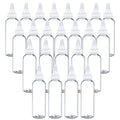 Squeeze Bottles Empty Clear Plastic Needle Tip Glue Ink Containers 10 Pack