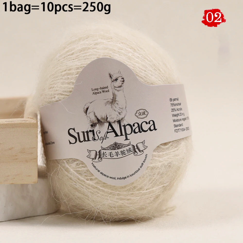 Yarn, Long-Pile Multicolor for Sweaters, Gloves, Shawls & Decorative Crafts