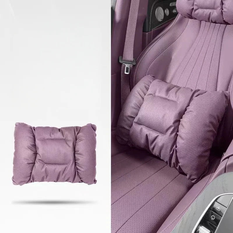 Memory Leather Car Headrest Neck Premium Quality Replacement Accessory