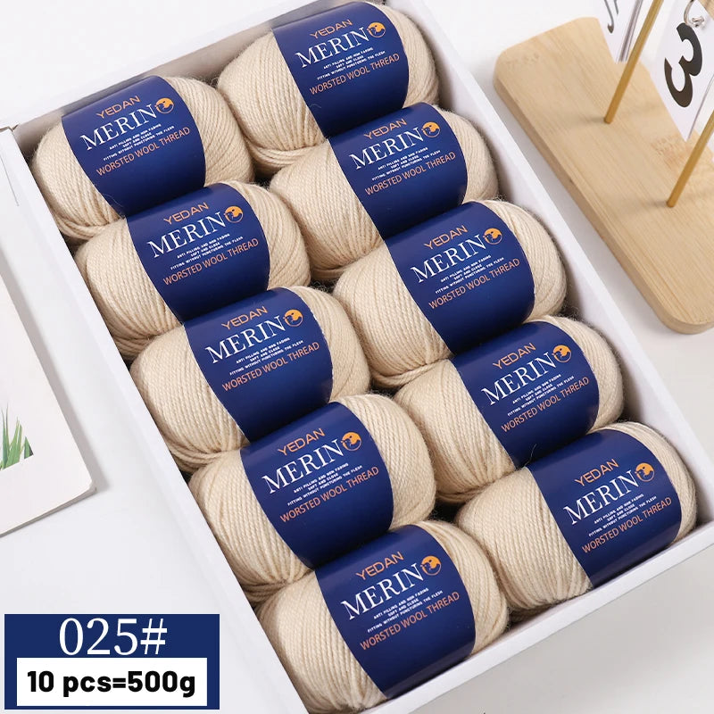 Yarn, Fine for Hand Knitting Sweaters, Scarves, Hats & Winter Accessories