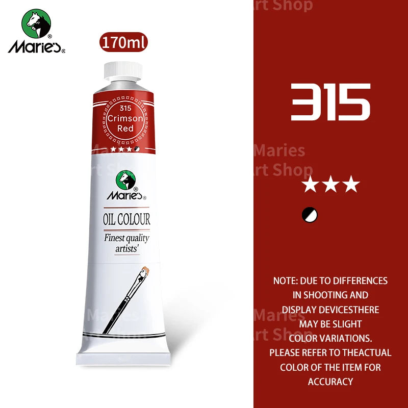 Marie's Oil Paint — 170ml Large Tube, 16 Colors Available