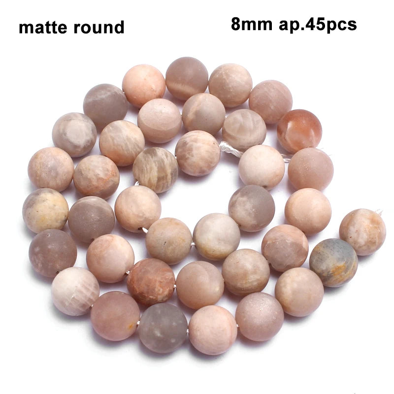 Stone Beads Nude Sunstone-Style Faceted Irregular for DIY Jewelry Making