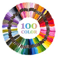 Embroidery Floss, Mixed Colors for Cross-Stitch, Sewing & Bracelet Crafts