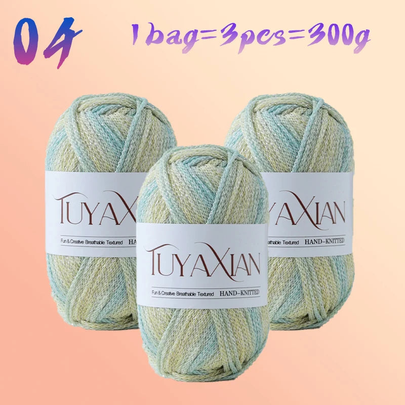 Yarn, Starlight Glitter Effect for Crochet Bags, Hats, Cushions & Crafts