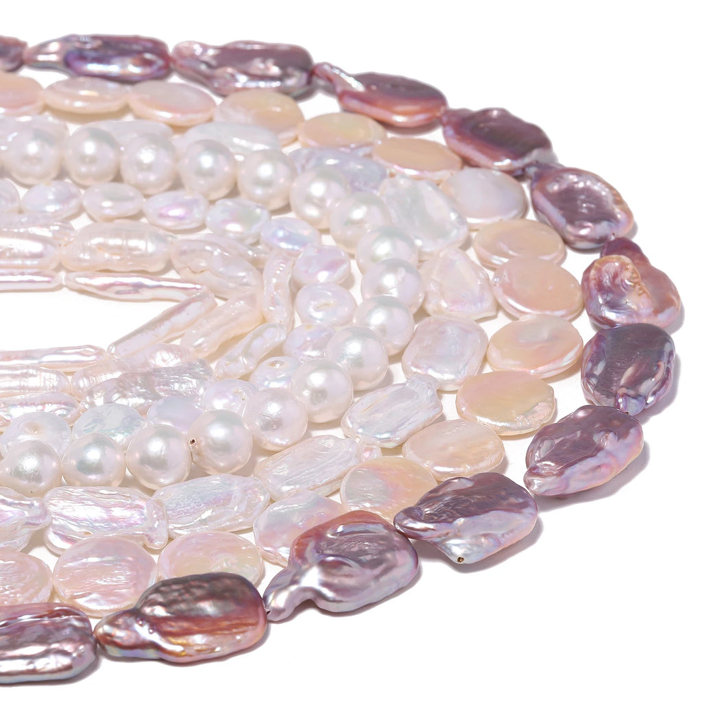 Pearl Beads Baroque-Style Irregular Mixed Shapes for DIY Jewelry Making