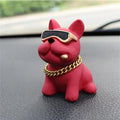 Wear-resistant Bulldog Car Ornaments Feel Car Dashboard Ornament Decoration
