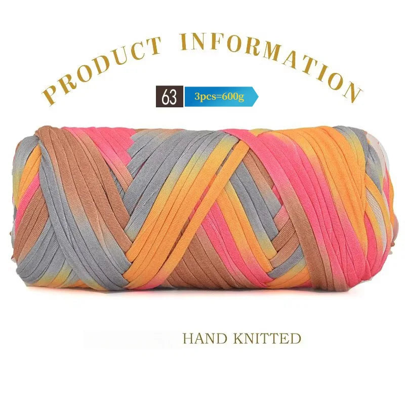 Yarn, Fabric Strip for Crochet Bags, Slippers, Hats, Cushions & Baskets