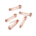 Safety Pins Metal Brooch Settings Blank Bases Brooch Clip Base Craft Supplies