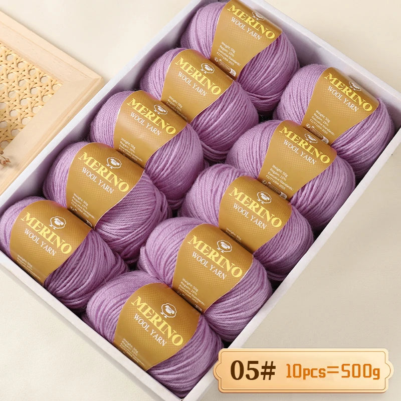 Yarn, Medium-Fine for Hand Knitting Sweaters, Scarves & Winter Hats