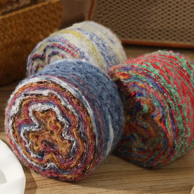 Yarn, Painterly Rainbow Gradient for Sweaters, Coats, Gloves & Scarves