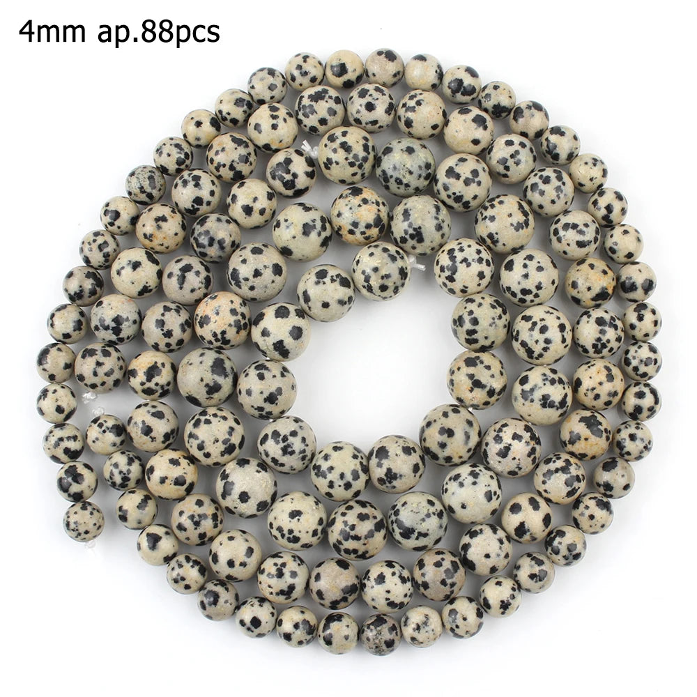 Stone Beads Spot Jasper-Style Round Heart Faceted Shape Spacer Bracelet Supplies