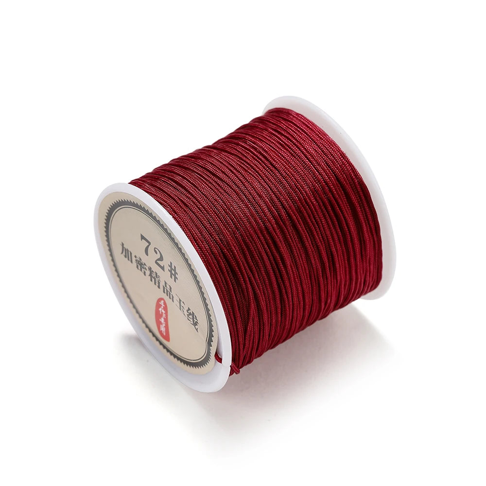 Beading Cord Nylon Chinese Knot Bracelet Braided String Tassel Craft Supplies