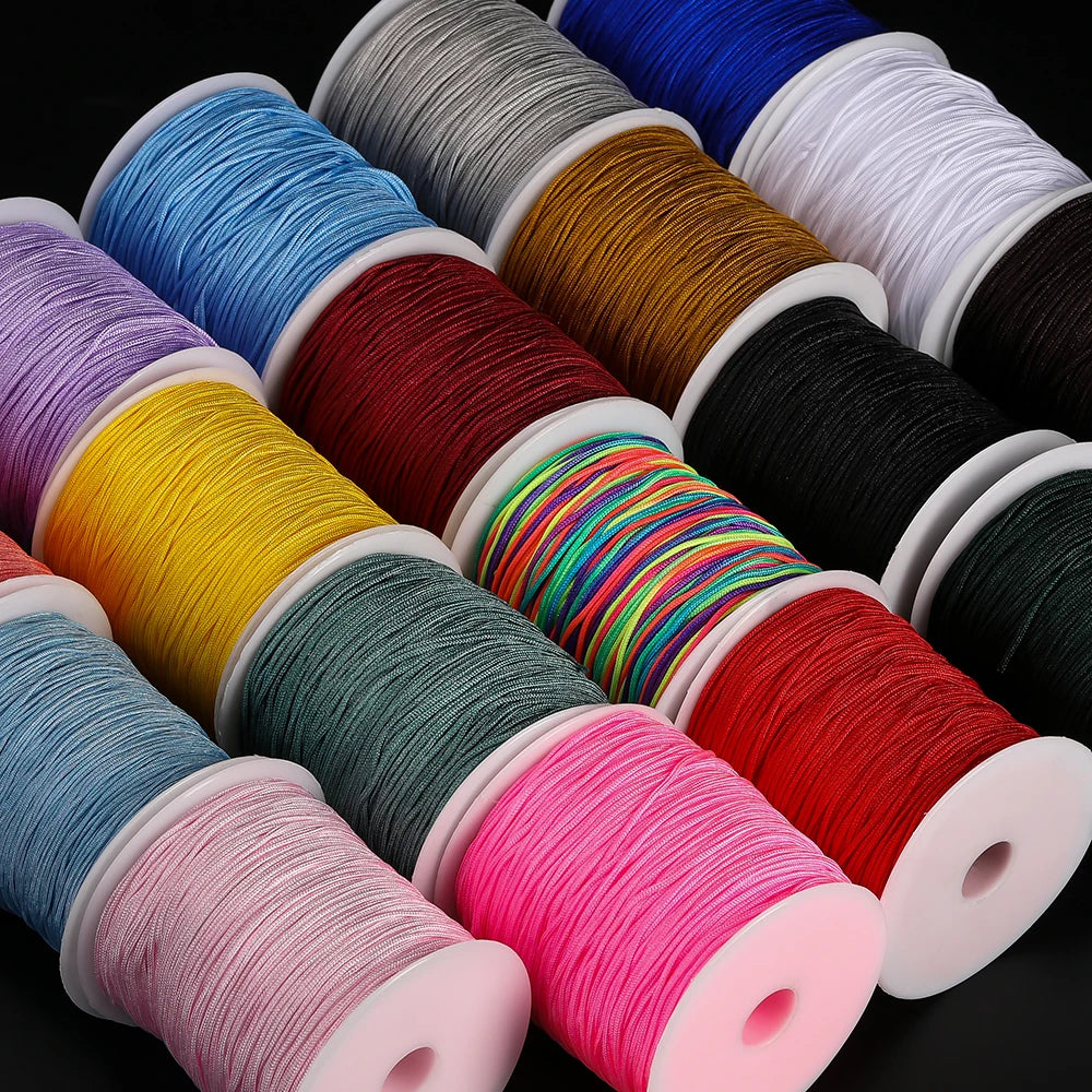 Nylon Beading Cord Colored Nonstretch Jade Thread DIY Jewelry Making