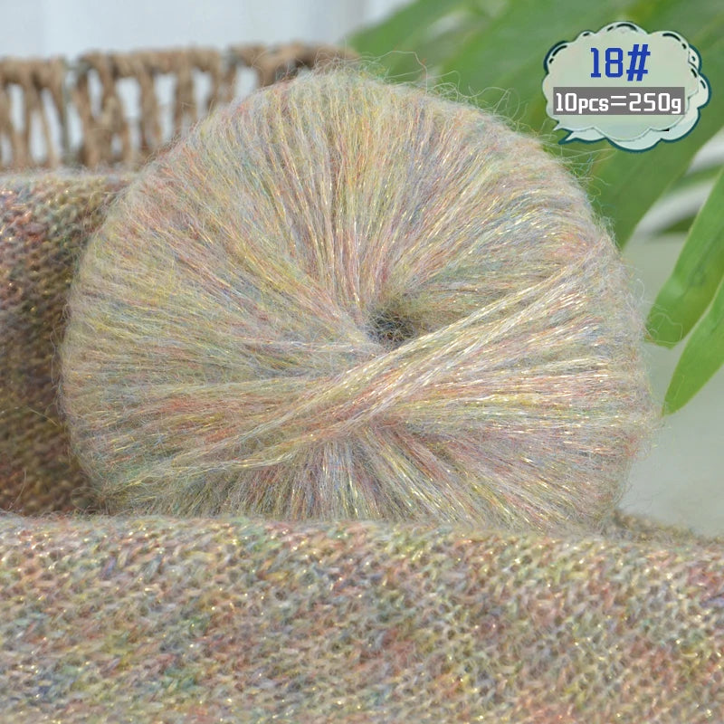 Yarn, Glitter Effect for Knitting Sweaters, Scarves, Hats & Handmade Gifts