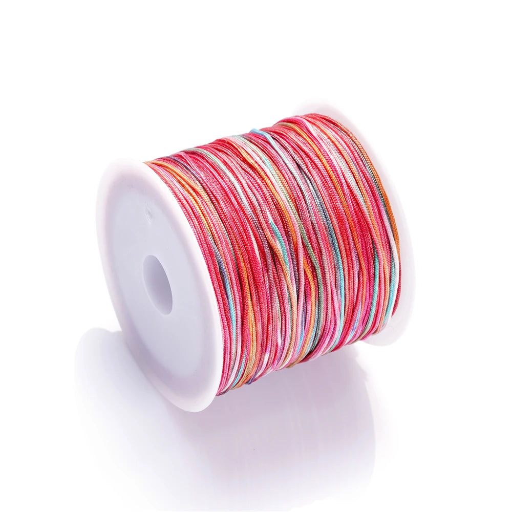 Nylon Beading Cord Chinese Knot Tassel Thread Roll DIY Jewelry Making