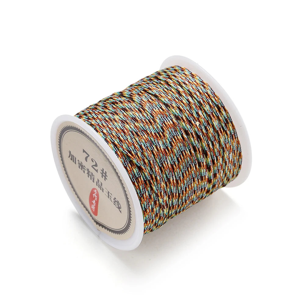 Beading Cord Nylon Chinese Knot Bracelet Braided String Tassel Craft Supplies