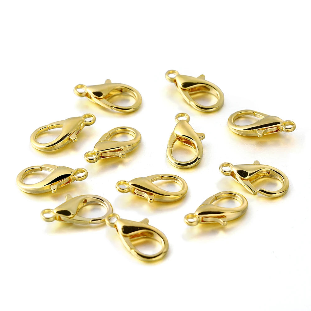 Lobster Clasps Metal Bracelet Necklace Connectors DIY Jewelry Making