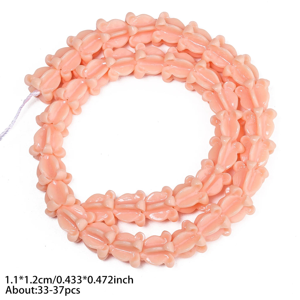 Shell Powder Beads Hawaiian Pikake Crown Flower for DIY Jewelry Making
