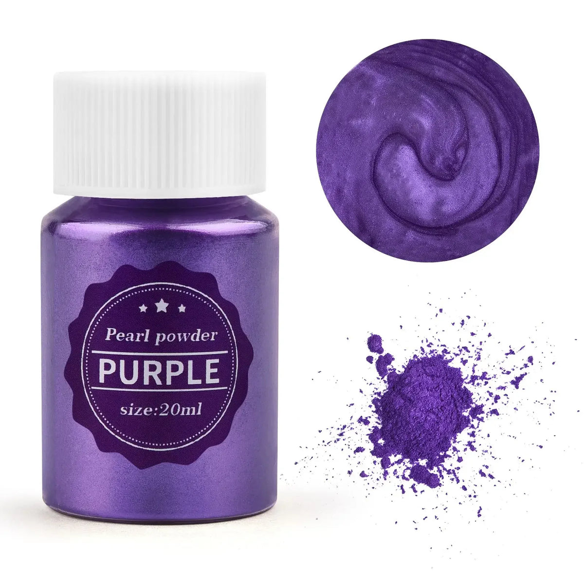 Pearlescent Mica Pearl Powder 10g — 24 Colors for Resin, Candles & Crafts