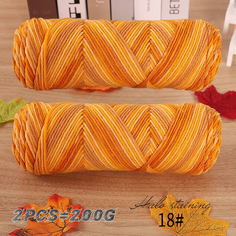 Yarn, Colorful for Hand Knitting Scarves, Sweaters & Crochet Projects