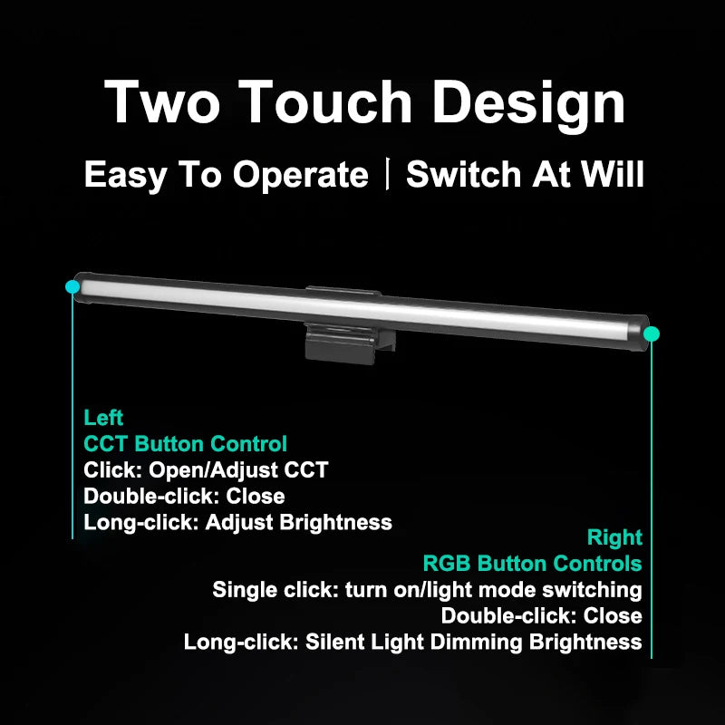 Computer Monitor Screen Light Bar LED Computer Monitor Light Bar Desk Lamp
