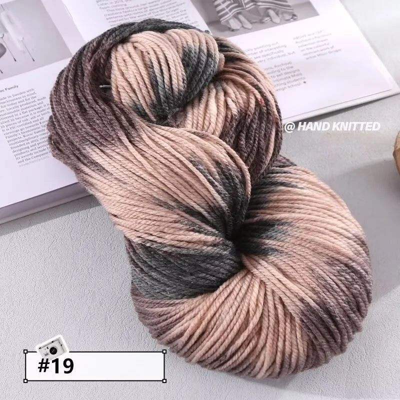 Yarn, Chunky Color Gradient for Handmade Coats, Scarves, Hats & Gloves