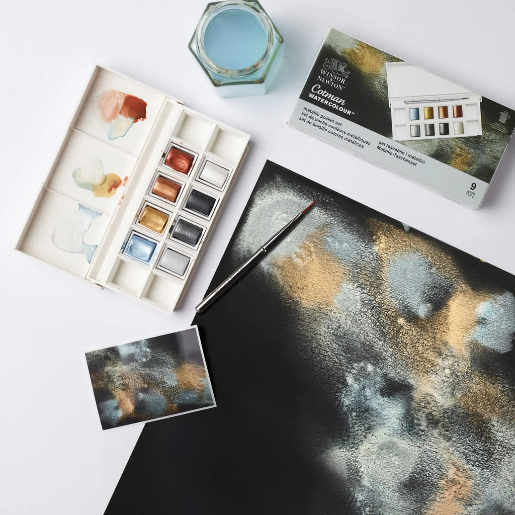 Winsor & Newton Cotman Watercolor Paint Set — Half Pan & Tube Sets