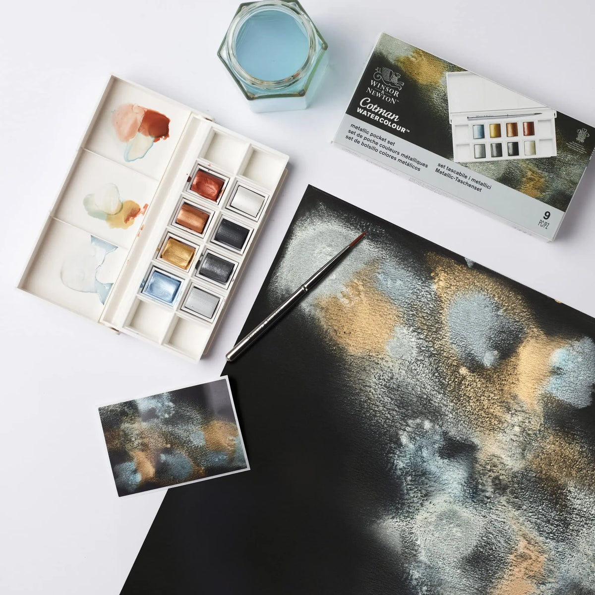 Winsor & Newton Cotman Watercolor Paint Set — Half Pan & Tube Sets