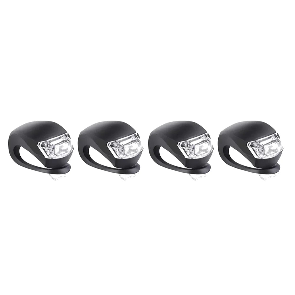 2-10pcs LED Silicone Bicycle Front Premium Quality Replacement Accessory