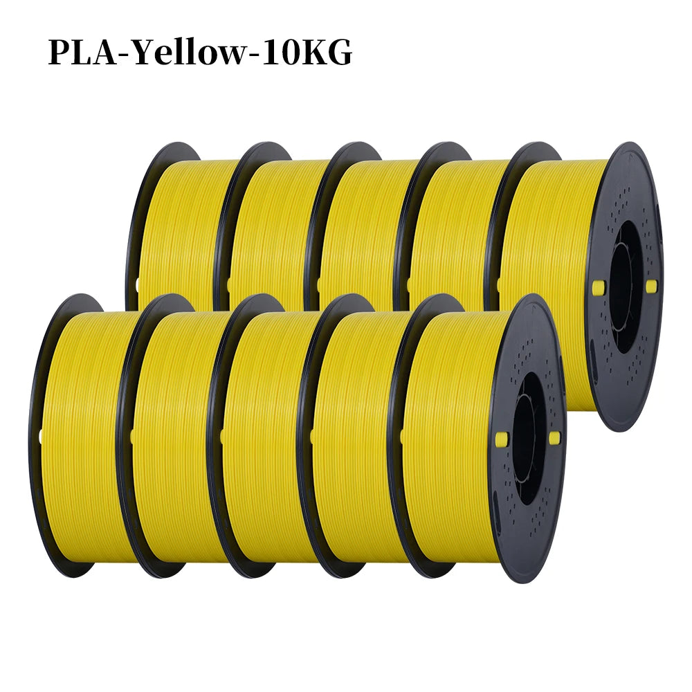 KINGROON 10KG/22LBS Multicolor PLA Filament 1KG/Roll 1.75mm For 3D Printer Material for 3D Printing 3D Printer Filament Free Shipping