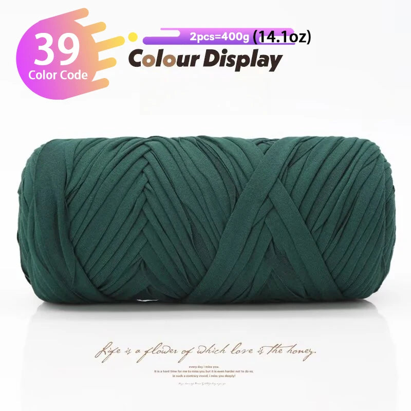 Yarn, Fabric Strip for Handmade Bags, Slippers, Hats & Storage Baskets