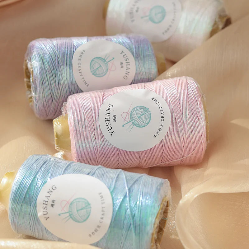 Yarn, Shiny Core-Spun for Bags, Storage Baskets, Slippers & Craft Projects