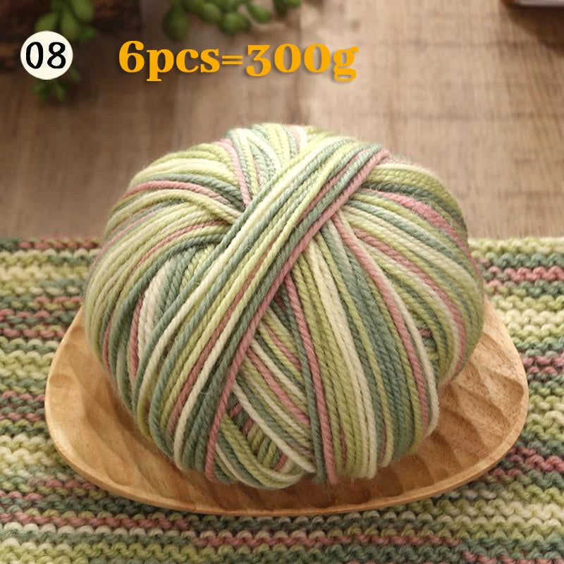 Yarn, Gradient Colors for Crochet Sweaters, Gloves, Scarves & Craft Charms