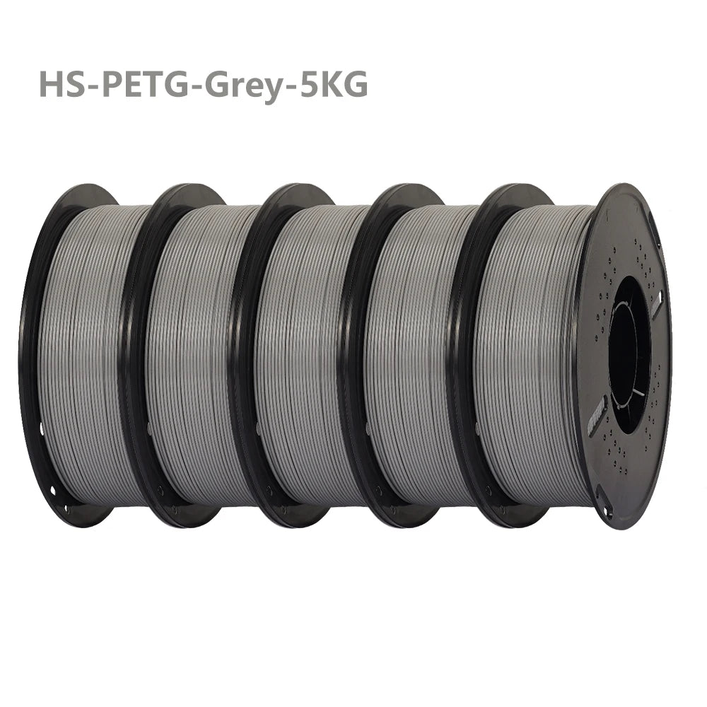 KINGROON 5/10KG Hyper PETG Filament, High Speed 3D Printer Filament,1kg/Spool (2.2lbs), 3D Printer Filament Good Toughness Non-Toxic
