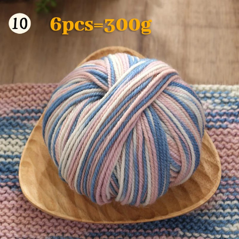 Yarn, Gradient Colors for Crochet Sweaters, Gloves, Scarves & Craft Charms