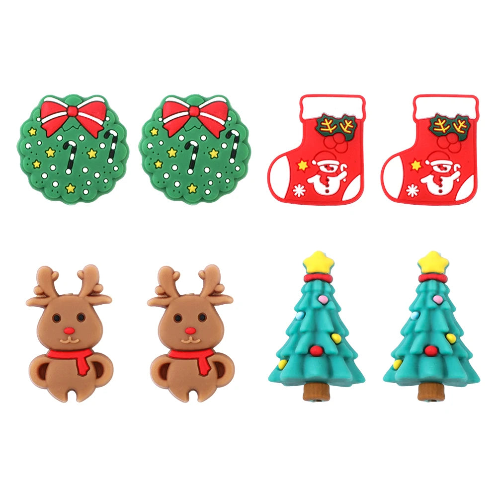 Knitting Needle Stoppers, Cartoon Tip Caps for Needlecraft Accessories