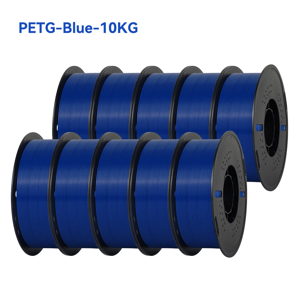 3D Printer Filament PETG 10KG 1.75mm Tangle-Free 20 Colors KINGROON