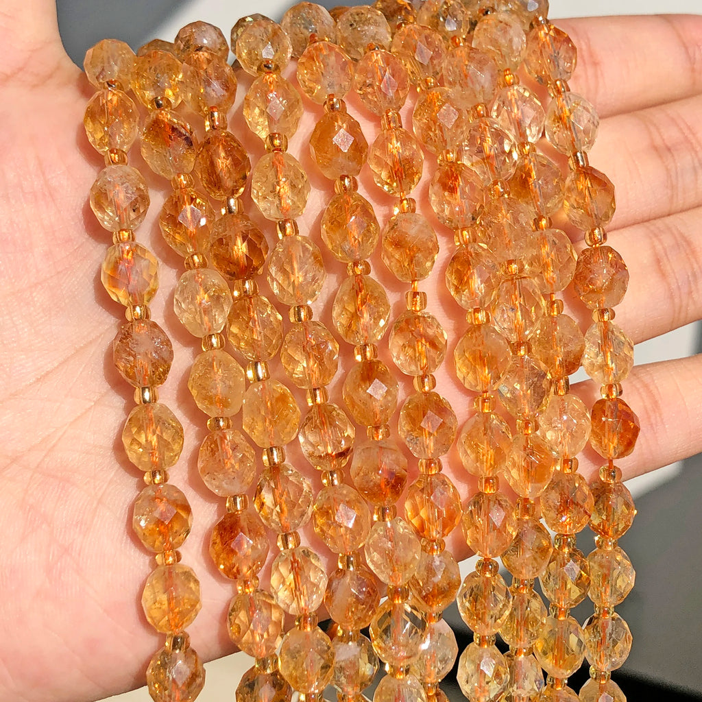 Stone Beads Faceted Oval Assorted Stone Styles for DIY Jewelry Making