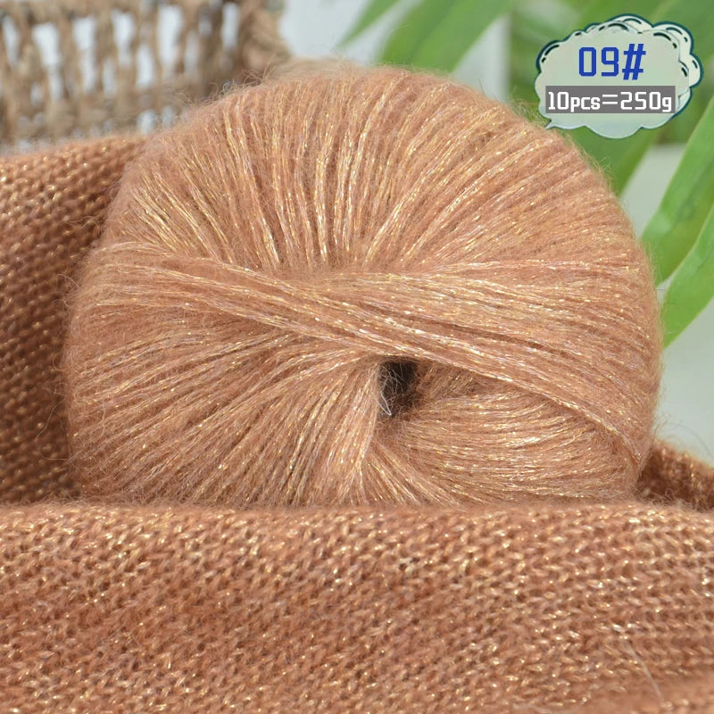 Yarn, Glitter Effect for Knitting Sweaters, Scarves, Hats & Handmade Gifts